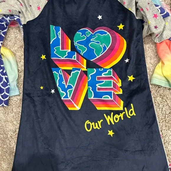 KIDS PAJAMAS BUNDLE of 4 size XXL (18) WONDER NATION NWT! - Picture 4 of 8